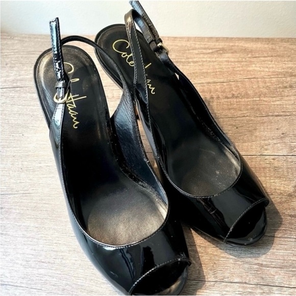 Cole Haan Patent Leather Retro Heels - Picture 5 of 8
